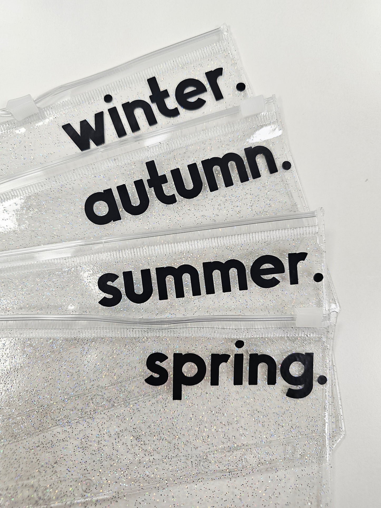 Black Seasonal Sparkle Envelopes A6