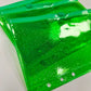 Green Sparkle Zip Envelope A6