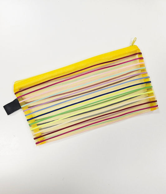 Yellow Rainbow Pencil Case