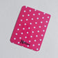 Pink Polka Dot Window Pocket Insert
