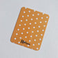 Orange Polka Dot Window Pocket Insert
