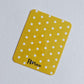 Yellow Polka Dot Window Pocket Insert