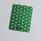 Dark Green Polka Dot Window Pocket Insert