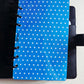 Dark Blue Polka Dot Dashboard A6