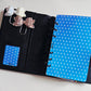 Dark Blue Polka Dot Dashboard A6