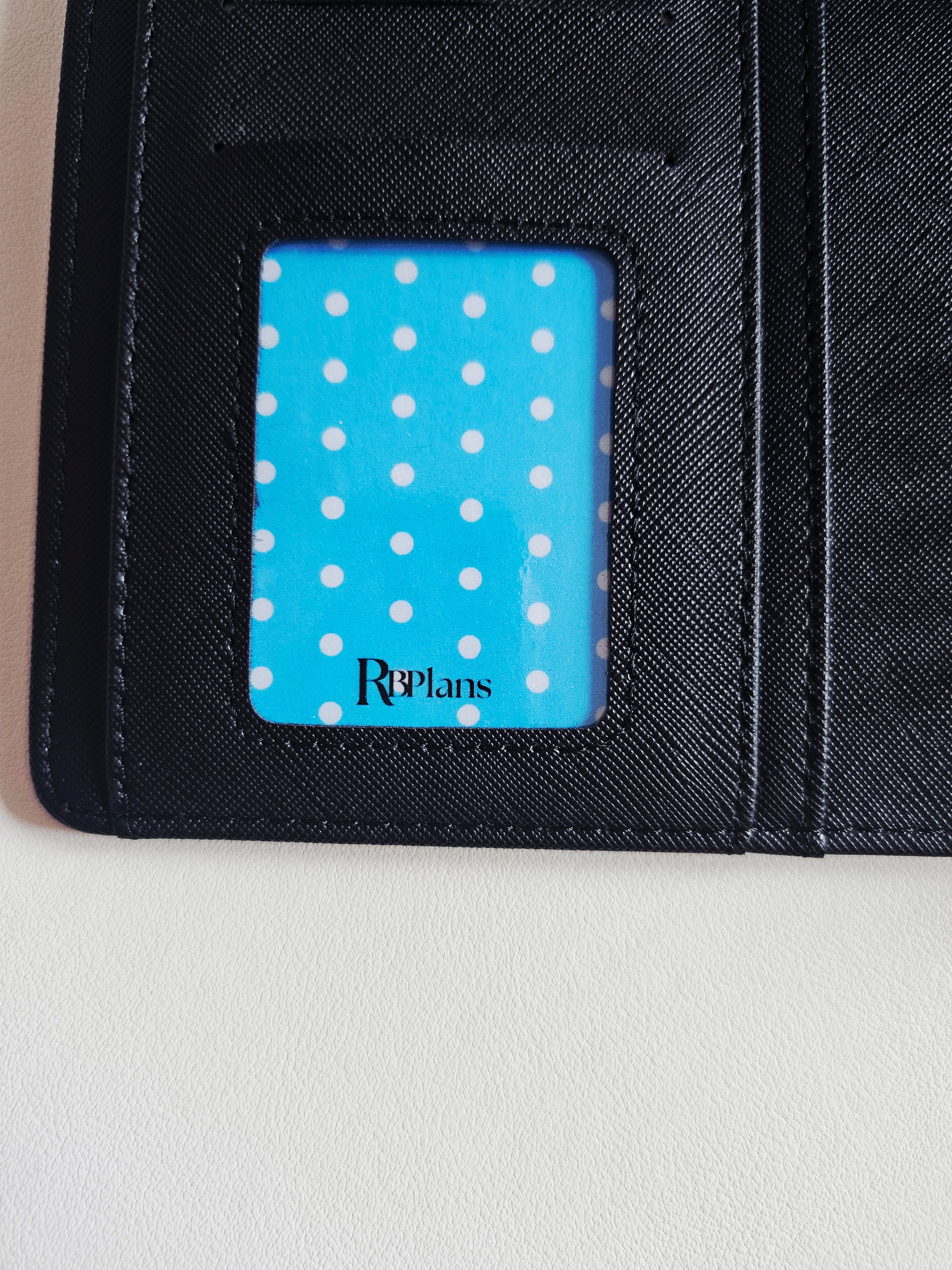 Light Blue Polka Dot Window Pocket Insert – RBPlans