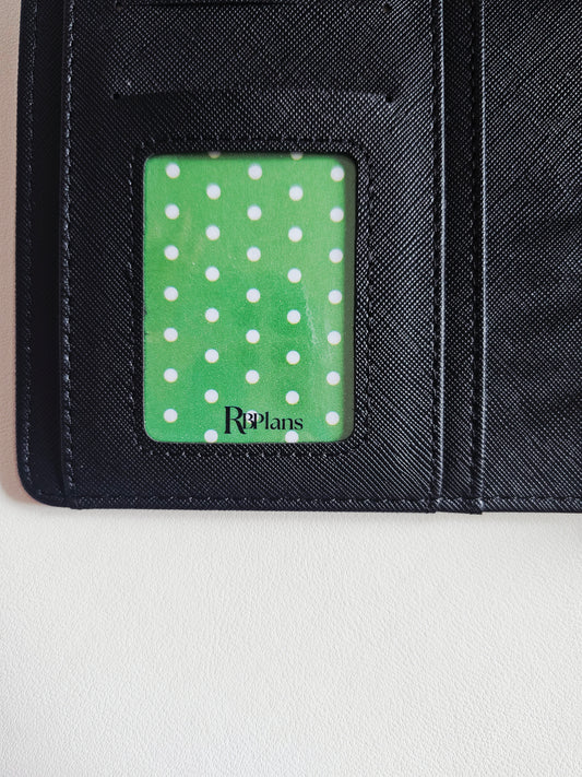 Dark Green Polka Dot Window Pocket Insert