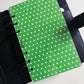 Dark Green Polka Dot Dashboard A6