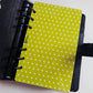 Lime Green Polka Dot Dashboard A6