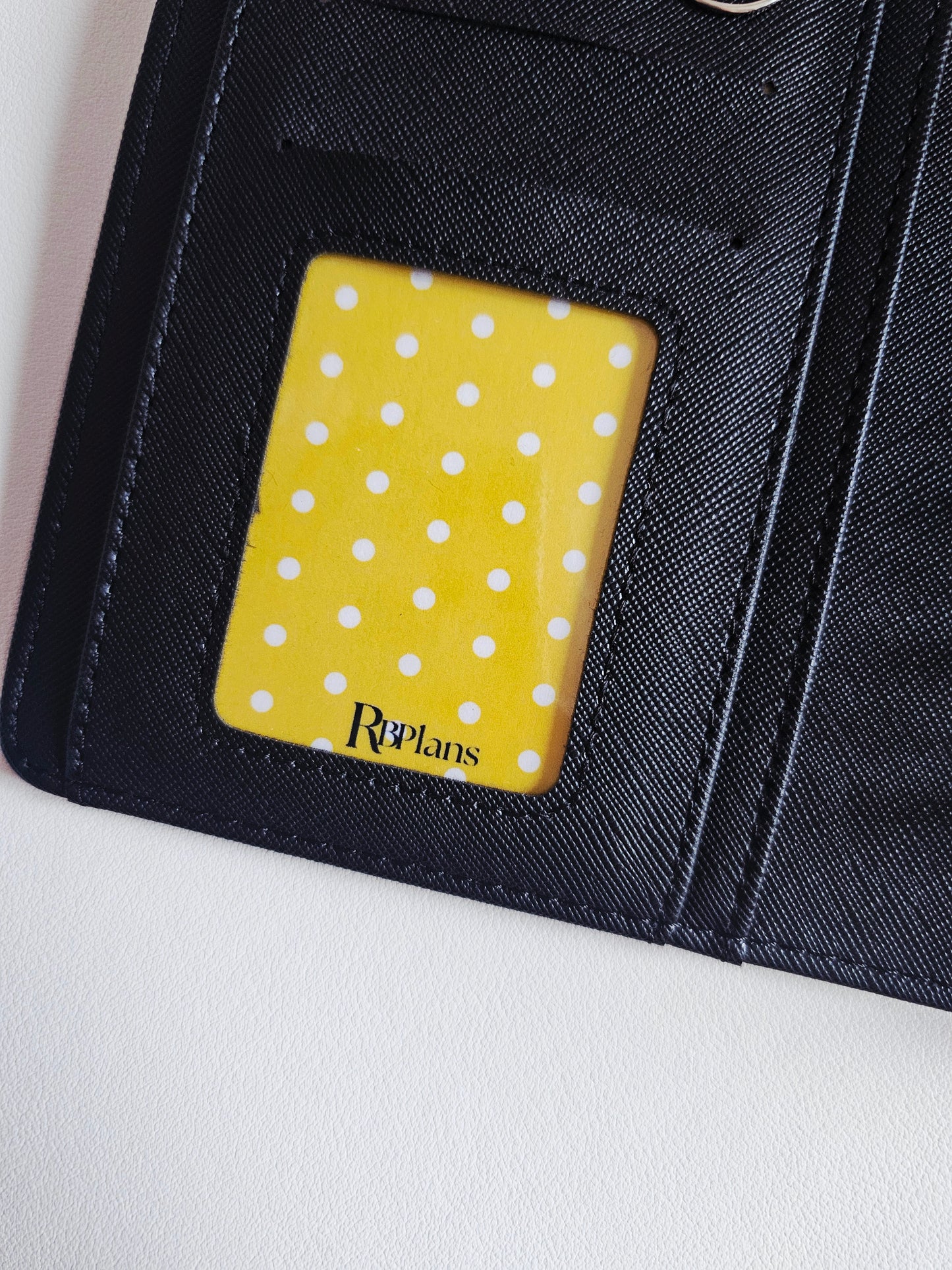 Yellow Polka Dot Window Pocket Insert