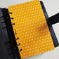 Orange Polka Dot Dashboard A6
