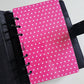 Pink Polka Dot Dashboard A6