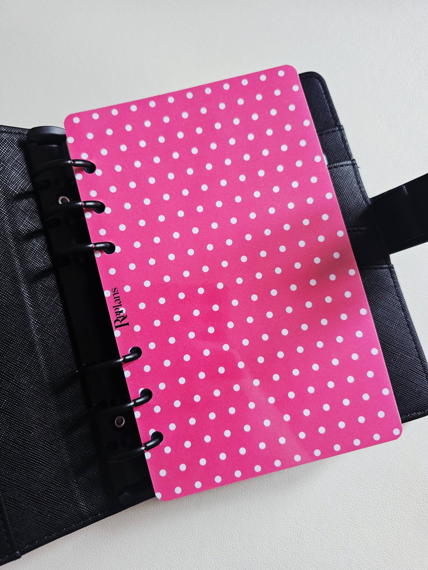 Pink Polka Dot Dashboard A6