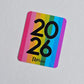 2026 Rainbow Window Pocket Insert