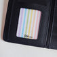 Pastel Vertical Rainbow Window Pocket Insert