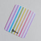 Pastel Vertical Rainbow Window Pocket Insert