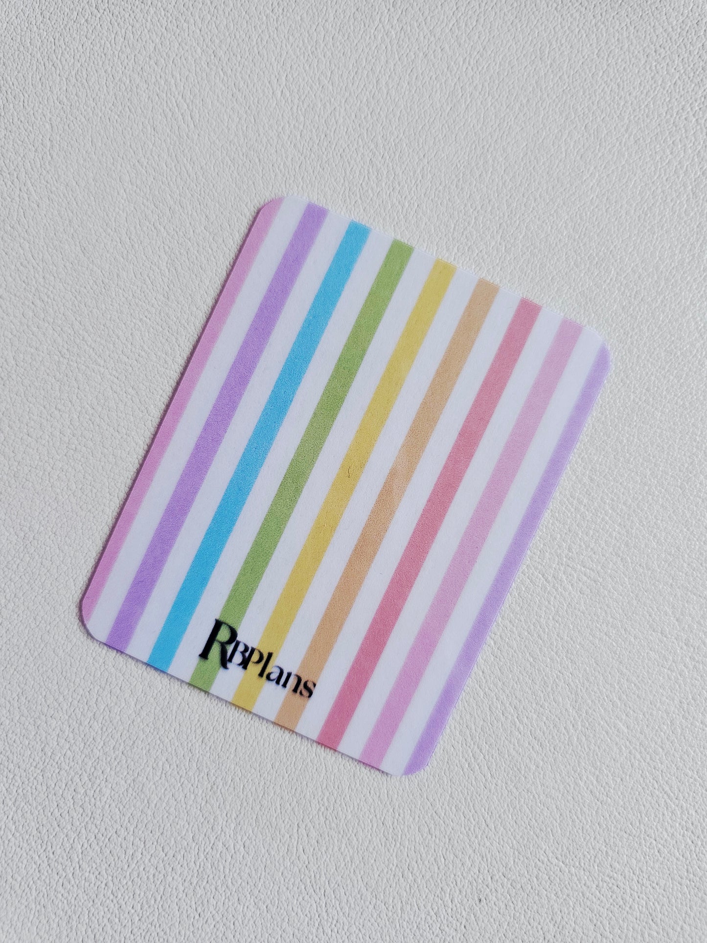 Pastel Vertical Rainbow Window Pocket Insert