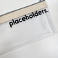 Beige & Black Placeholders Zip Wallet