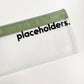 Sage & Black Placeholders Zip Wallet
