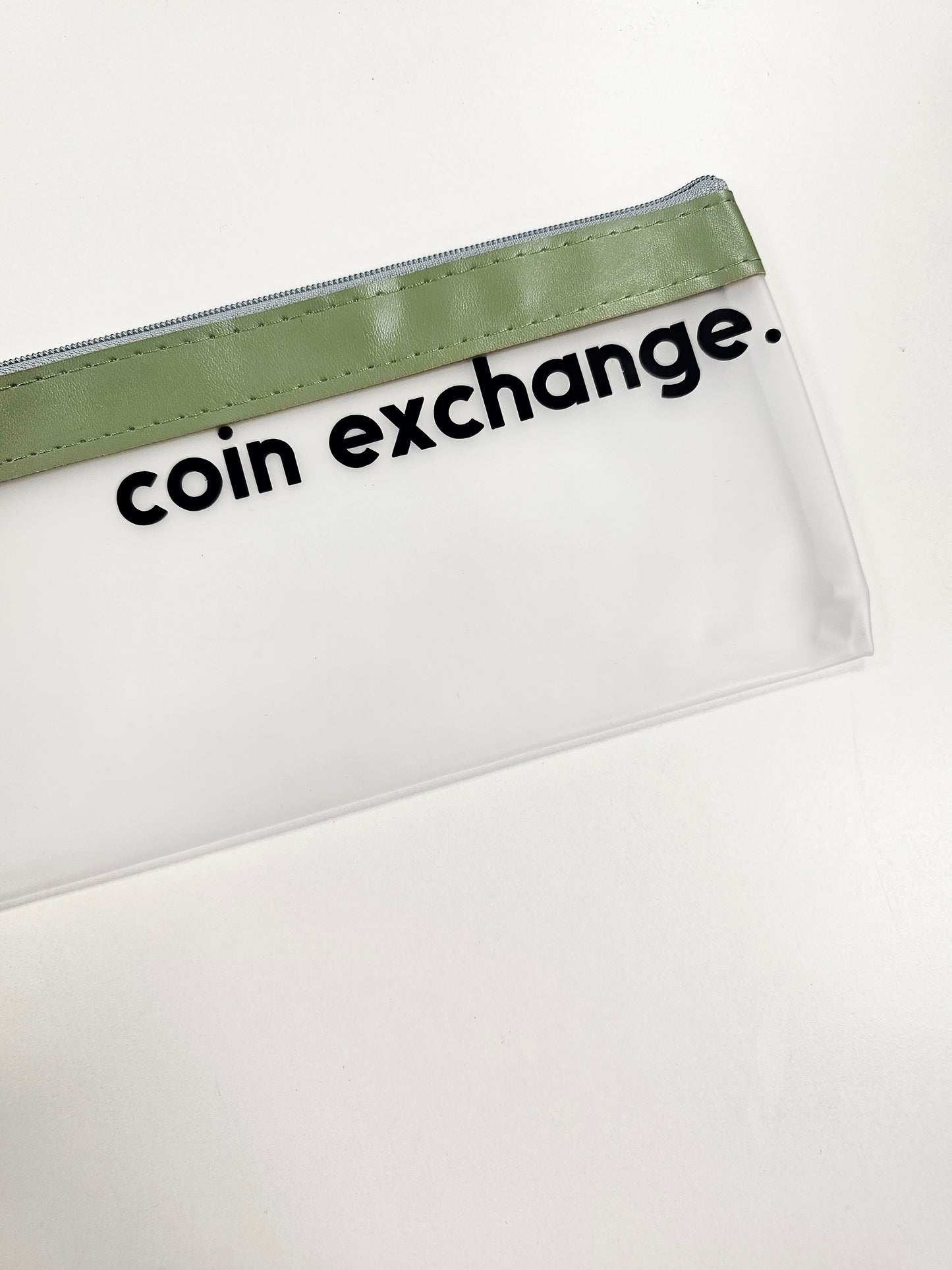 Sage & Black Coin Exchange Zip Wallet