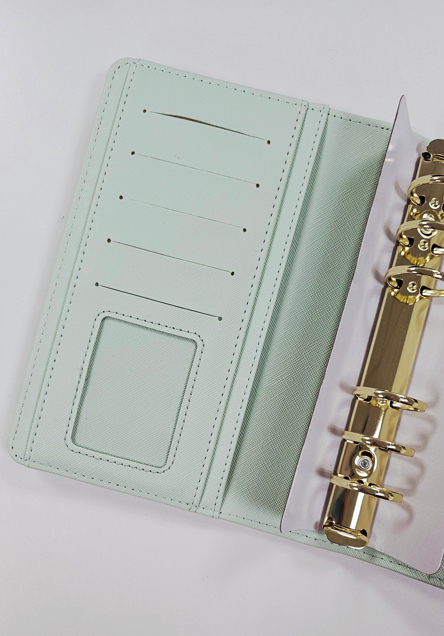 Spearmint "Lena" Etch Budget Binder