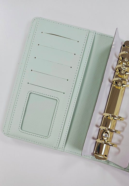 Spearmint "Lena" Etch Budget Binder