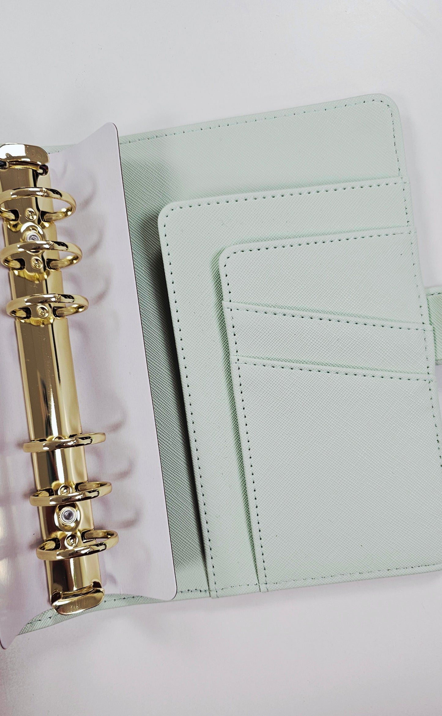 Spearmint "Lena" Etch Budget Binder