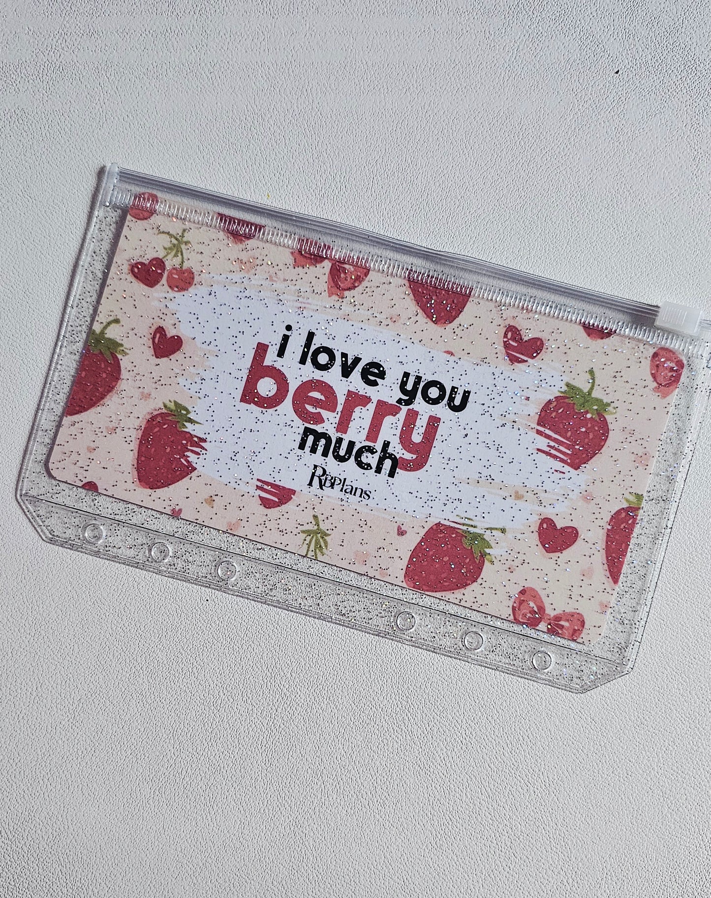 I Love You Berry Much Envelope Insert