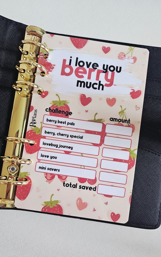 I Love You Berry Much Challenge Dashboard A6