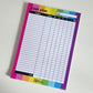 Cash Plan Notepad