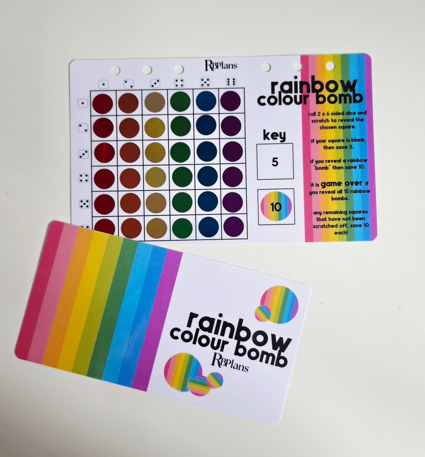Rainbow Colour Bomb