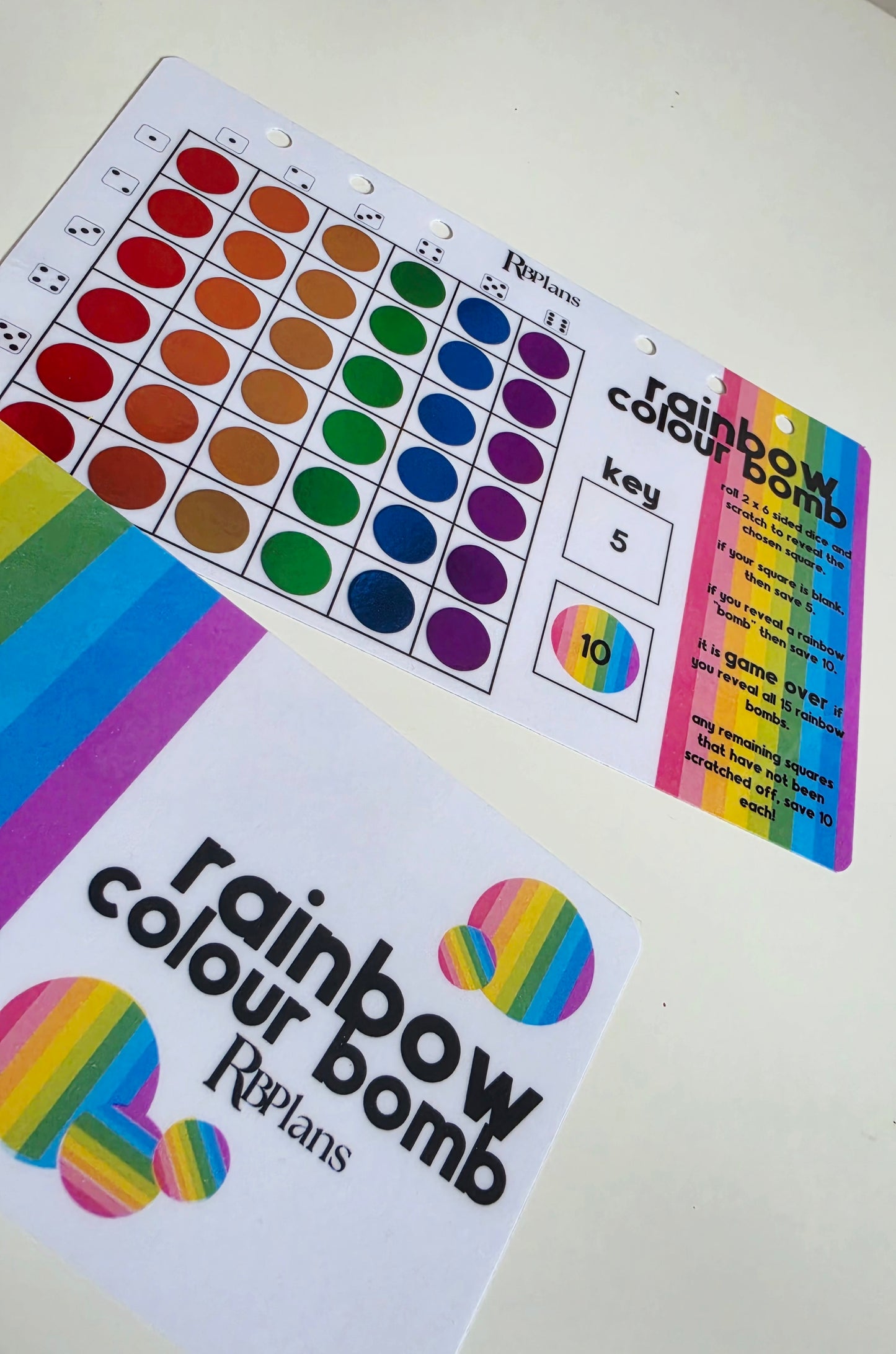 Rainbow Colour Bomb