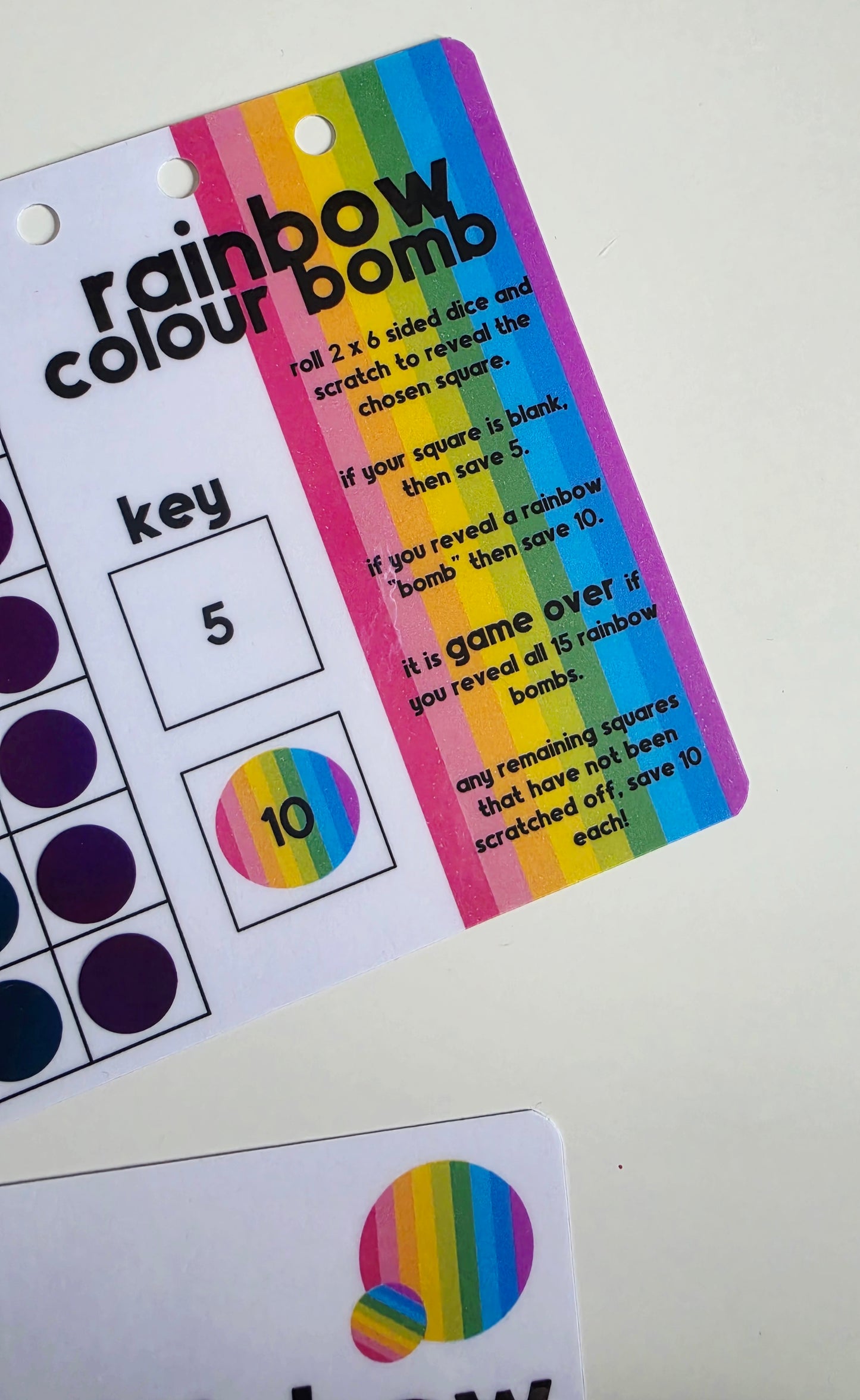 Rainbow Colour Bomb