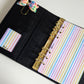 Pastel Rainbow Vertical Stripe Dashboard A6