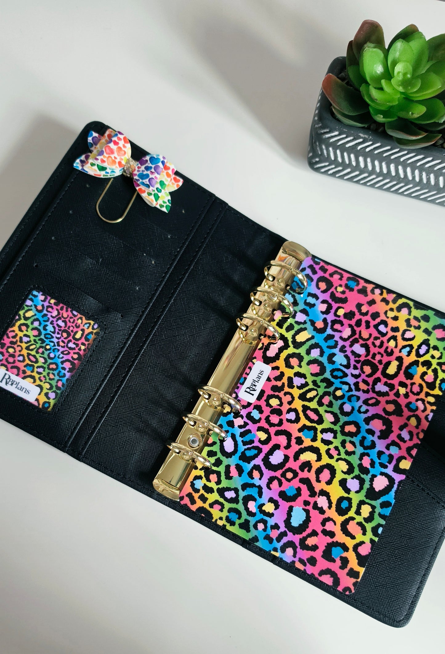 Leopard Rainbow Window Pocket Insert