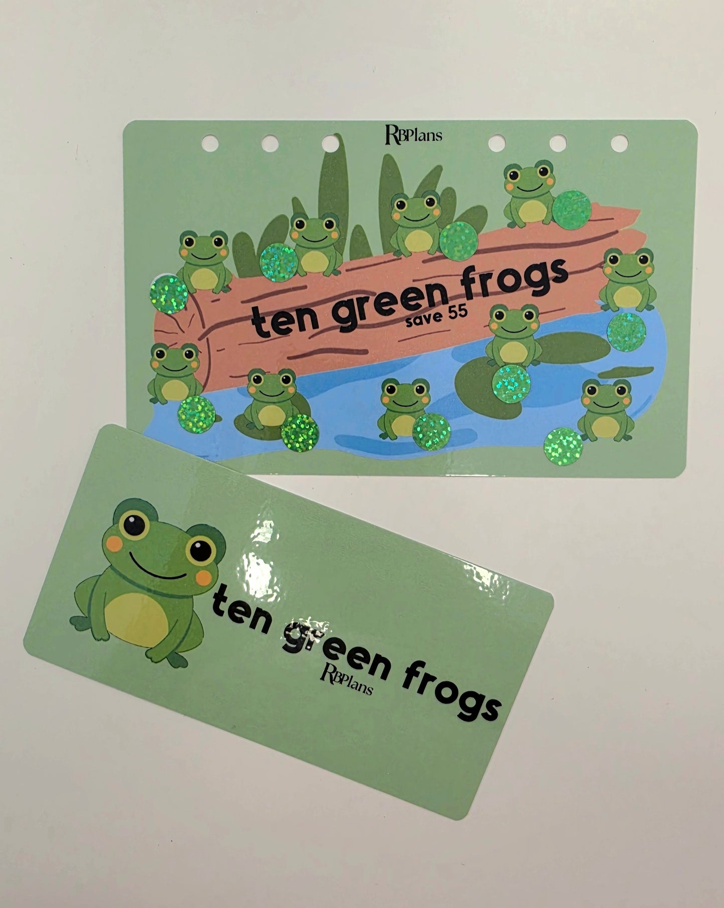 10 Green Frogs