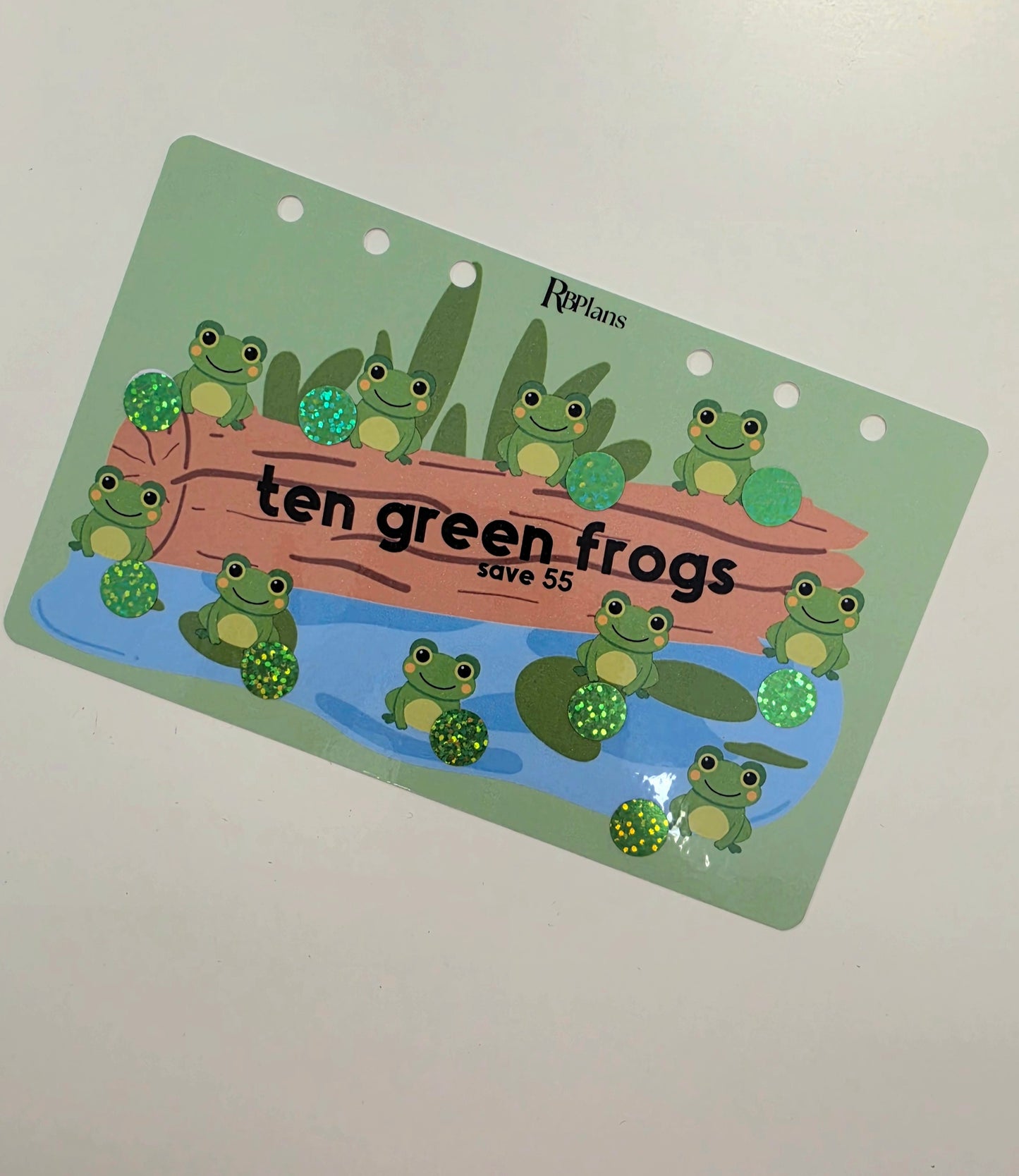 10 Green Frogs