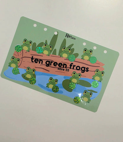 10 Green Frogs