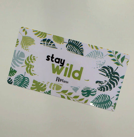 Stay Wild Envelope Insert