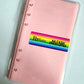Pink Frosted PP Cash Envelopes A6
