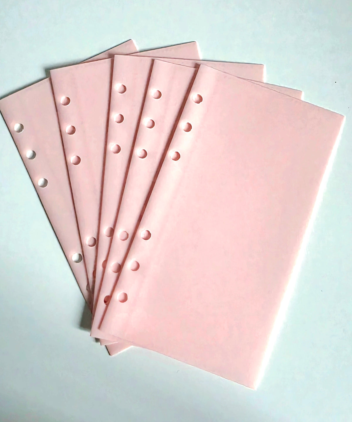 Pink Frosted PP Cash Envelopes A6