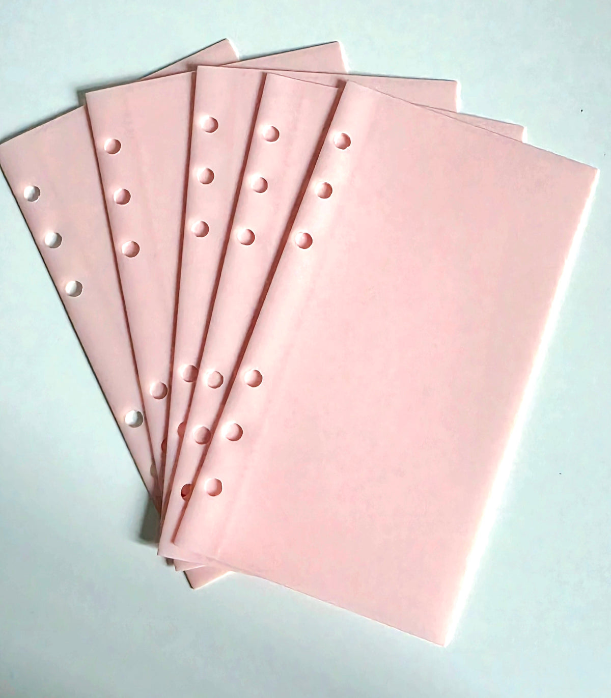 Pink Frosted PP Cash Envelopes A6