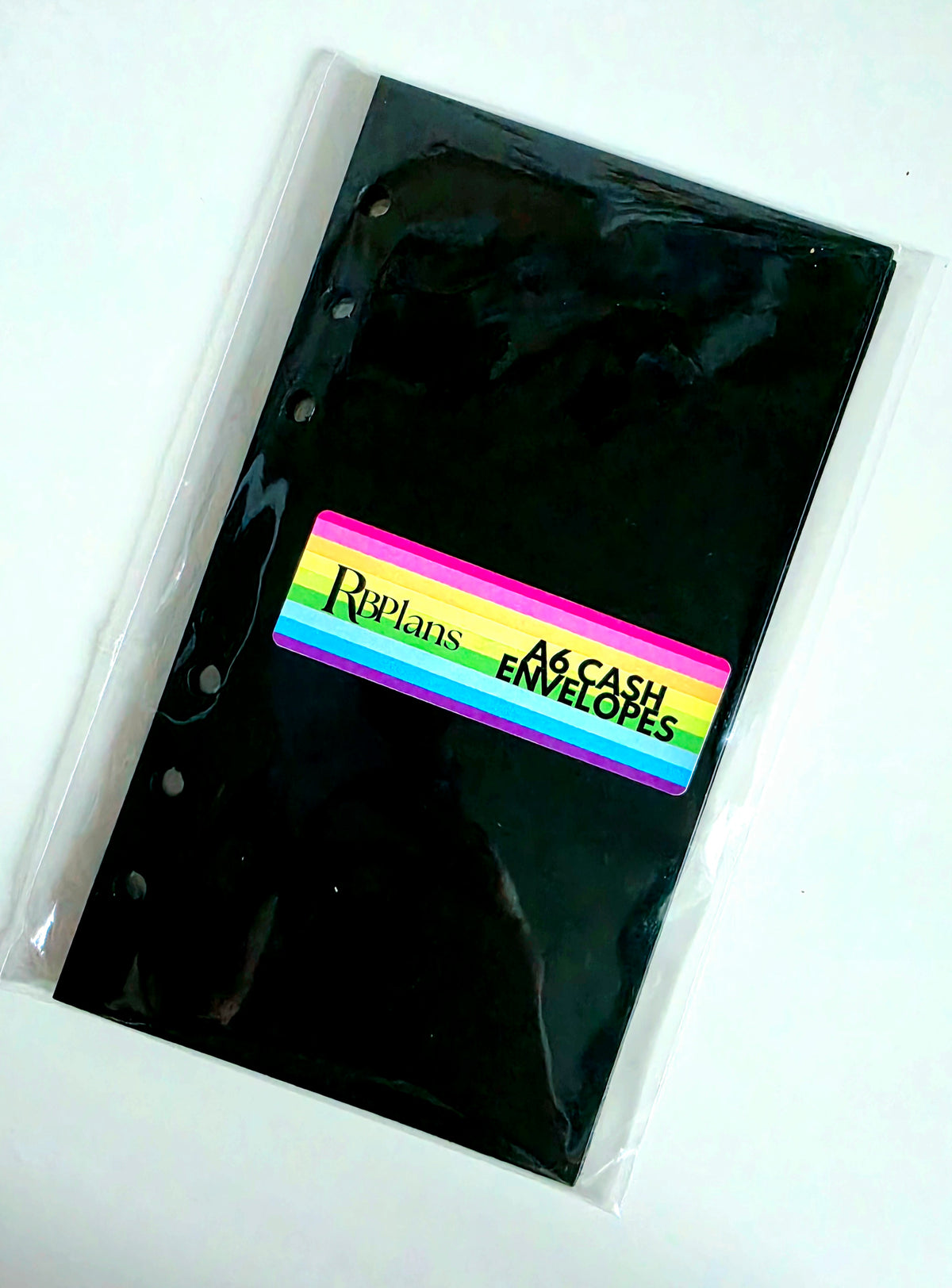 Black PP Cash Envelopes A6