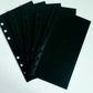 Black PP Cash Envelopes A6