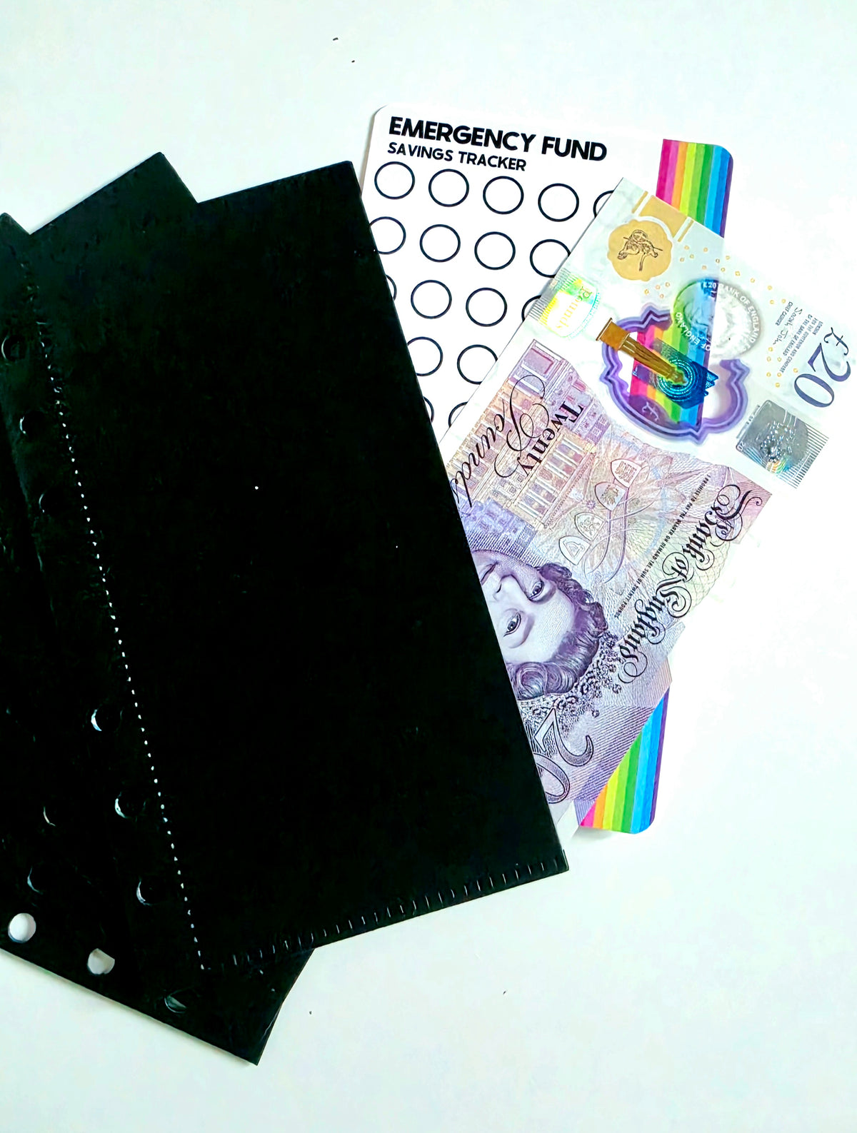 Black PP Cash Envelopes A6