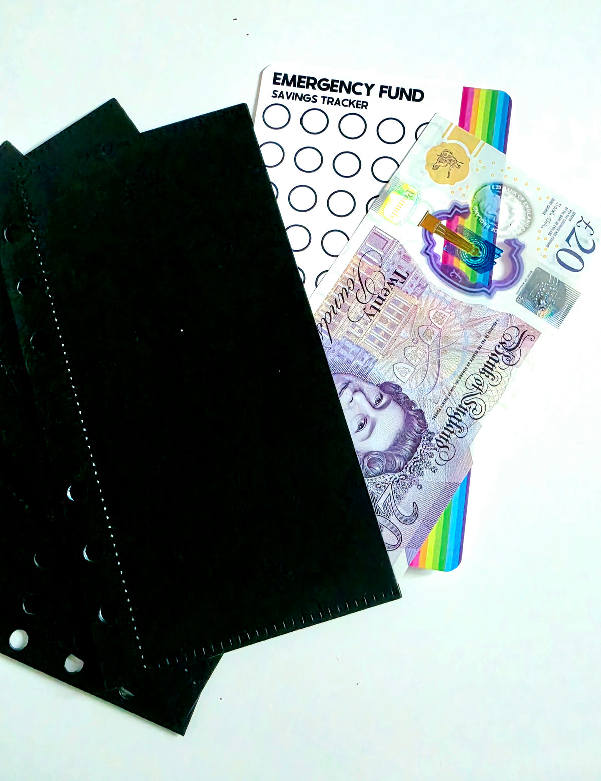 Black PP Cash Envelopes A6