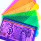 Rainbow Zipless Cash Envelopes A6