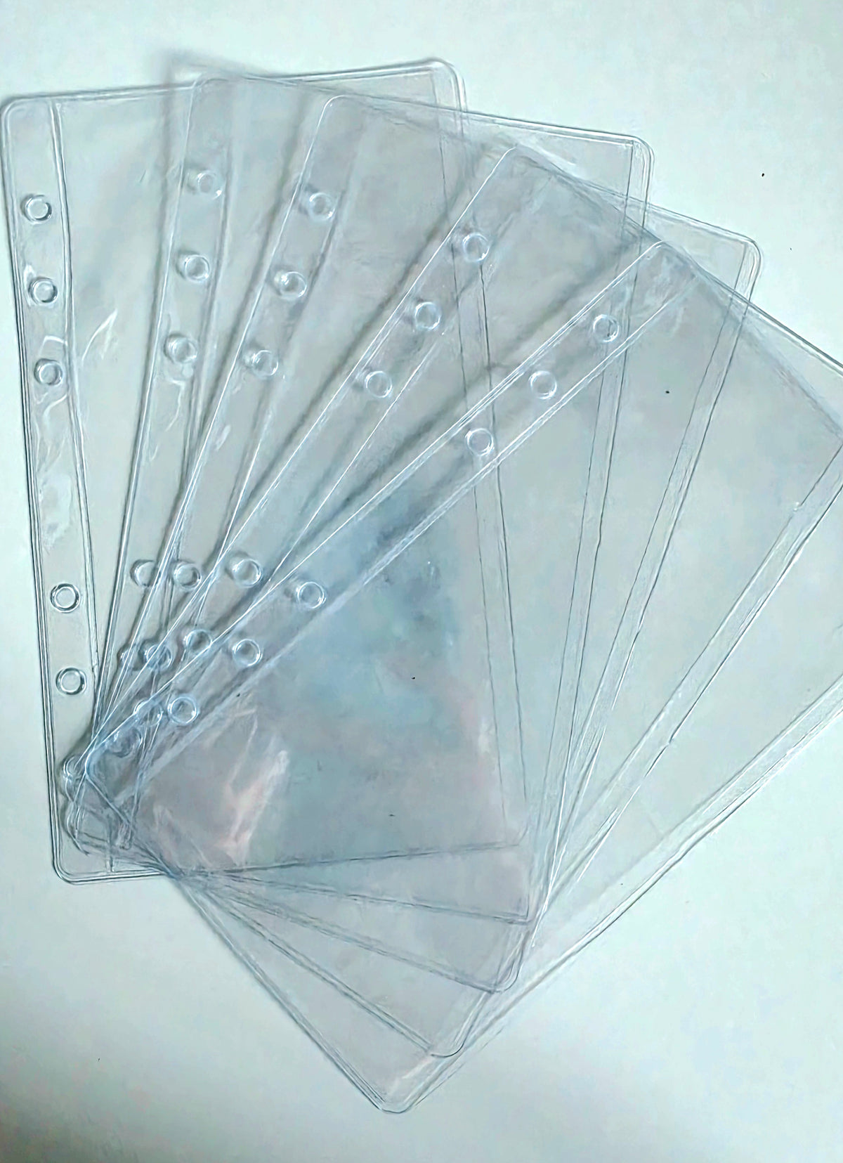 Clear Gloss Zipless Cash Envelopes A6