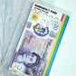 Clear Gloss Zipless Cash Envelopes A6