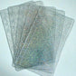 Clear Glitter Zipless Cash Envelopes A6